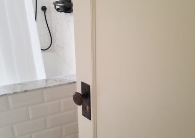 Custom decorative bathroom tile by Regional Renovations